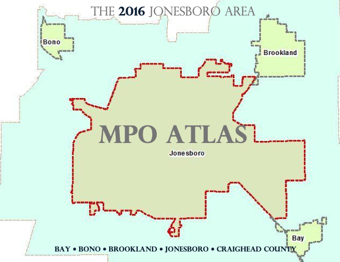 Cover of the Jonesboro MPO 2016 Atlas